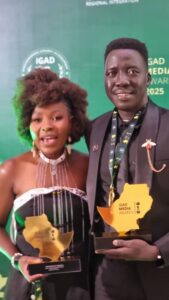 IGAD Digital Media Award Winner and Anna Stacia -Kenya